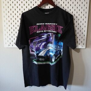 Vintage Mark Martin Klassix Auto Attraction Daytona Beach‎ T Shirt Large